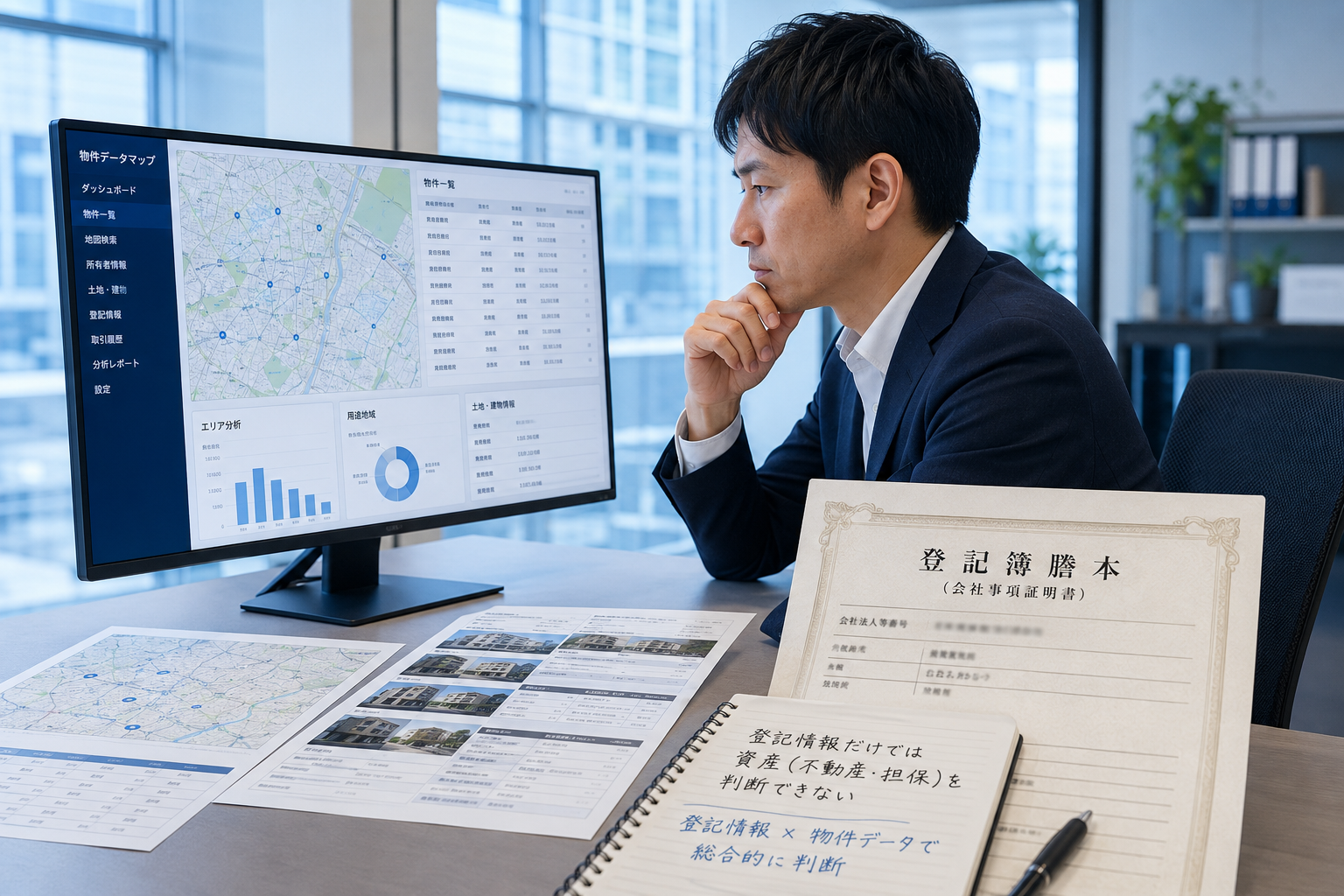 会社の現在情報と変更履歴を確認するイメージ