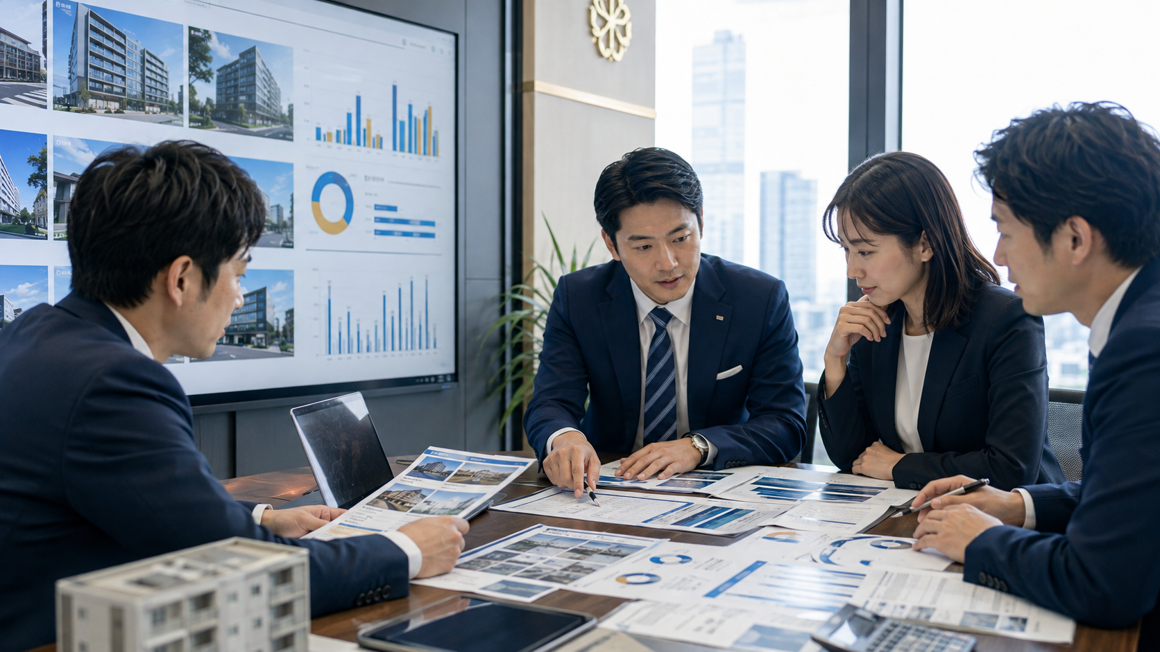 借換え・アパートローン・相続・法人融資・地主営業・融資動向分析の6シナリオ