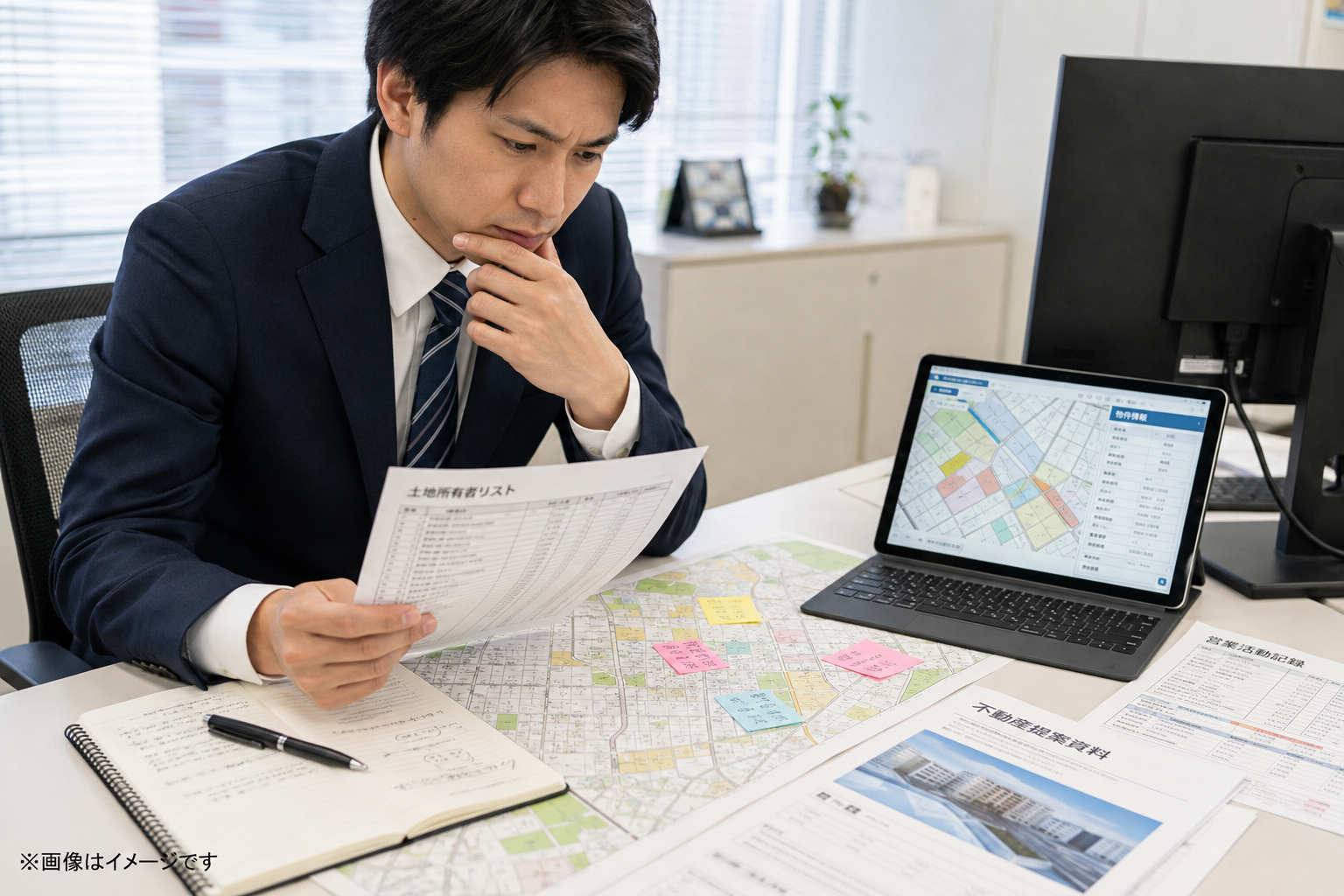 地主営業の初回訪問で状況確認から次回接点を作る会話フロー