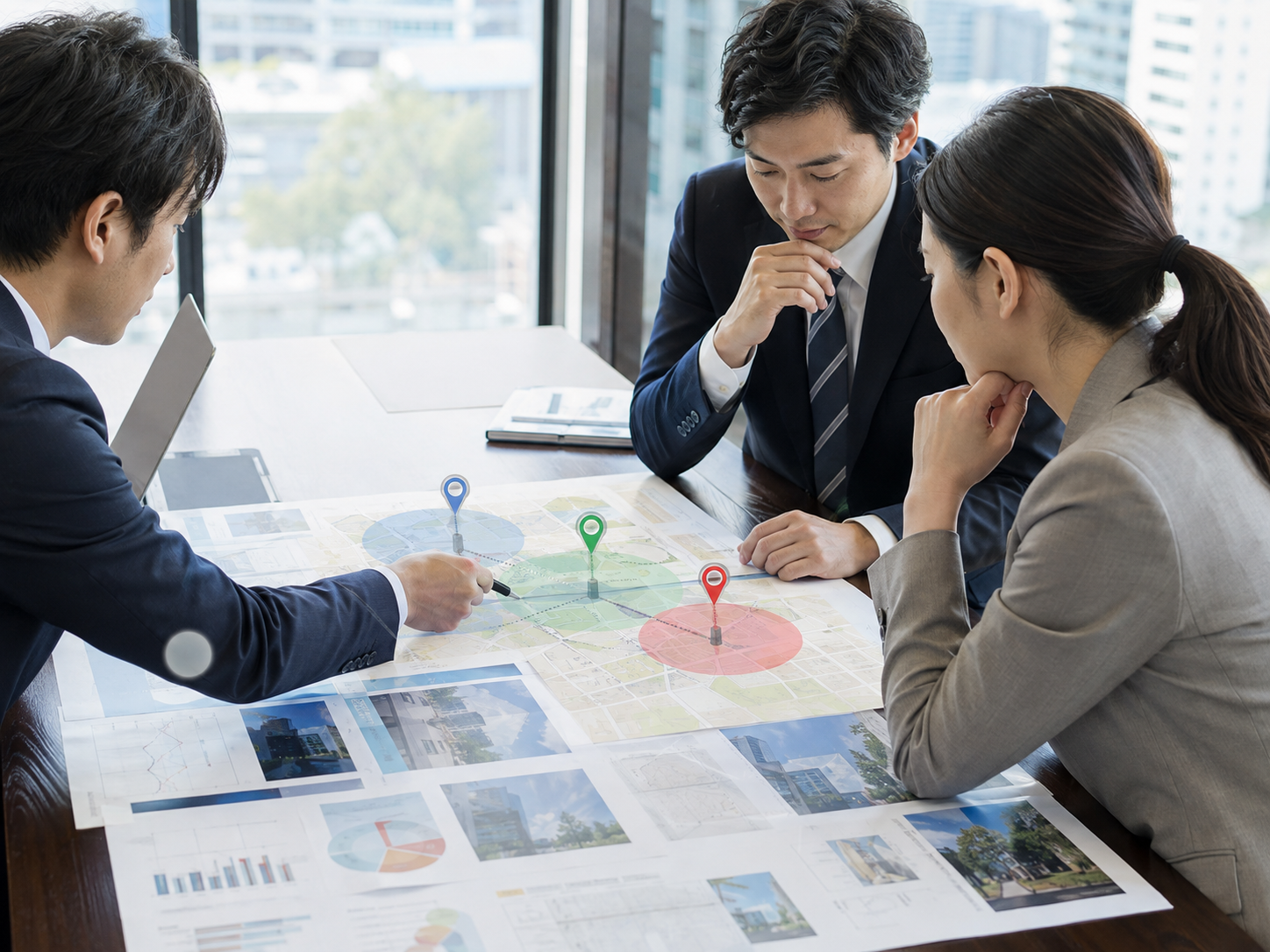 複数の営業シグナルを重ねてアプローチ優先度を高める概念的なイメージ